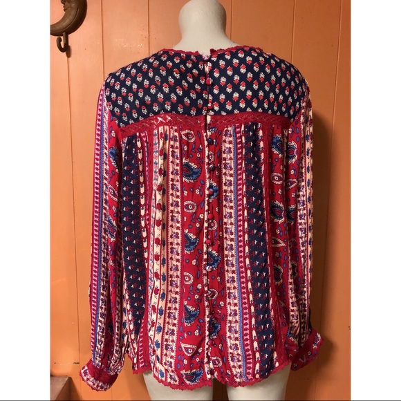 NWT Anthropologie Maeve Gretchen Patchwork Blouse 4 - Picture 8 of 15
